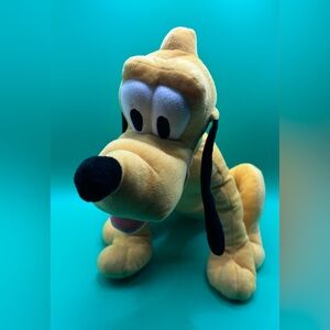 Disney Parks Pluto Plush 12" Stuffed Animal Boys Girls Xmas Gifts Sleepovers Toy